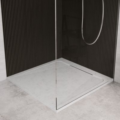 Receveur de douche en pierre naturelle extra plat à poser 90x90cm - italien marbre - ORIGINE