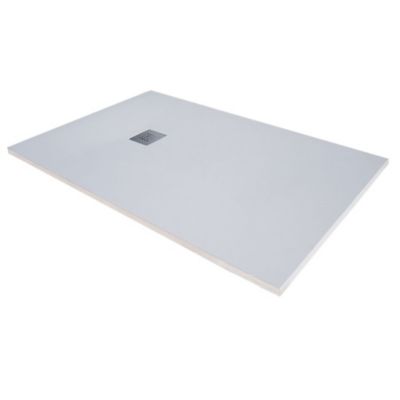 Receveur de douche en résine extra plat à poser 90x120cm - blanc - RIO