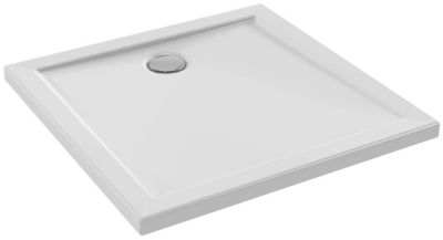 Receveur de douche extra-plat 80 x 80 cm blanc Edgar Jacob Delafon