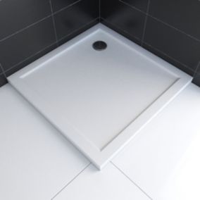 Receveur de douche extra-plat 80 x 80 cm, blanc, Galedo Pure 2