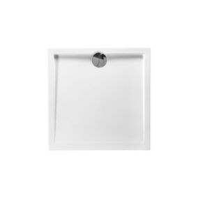 Receveur de douche extra plat en polybéton SLIM 80 x 80 cm