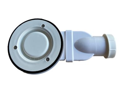 Receveur de douche extra plat à poser ou à encastrer recoupable en résine SMC avec siphon - Blanc - 160 x 90 cm - MIRNOSA
