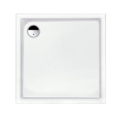 Receveur de douche extra plat - Slam - Leda - Carré - 90 x 90 cm - Blanc - À poser