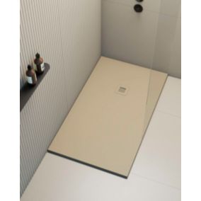 Receveur de douche extraplat beige 70x110 cm Hos's - POALGI