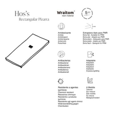 Receveur de douche extraplat beige 90x160 cm Hos's - POALGI