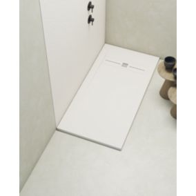 Receveur de douche extraplat blanc 70x120 cm Gneis - POALGI