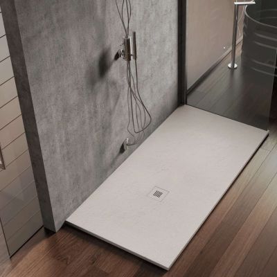 Receveur De Douche à L'angle 70x120 Cm – Idralite Blanc Acrylique – Neuf Sous Emballage