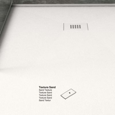Receveur de douche extraplat blanc 70x90 cm Arena - POALGI