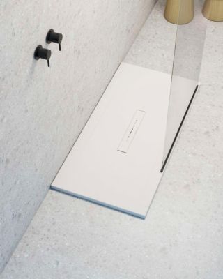 Receveur de douche extraplat blanc 80x160 cm Clay - POALGI