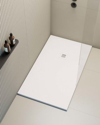 Receveur de douche extraplat blanc 80x90 cm Hos's - POALGI