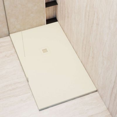 Receveur de douche extraplat blanc ivoire 120x140 cm Arena - POALGI