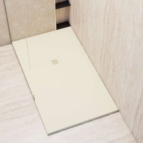 Receveur de douche extraplat blanc ivoire 120x140 cm Arena - POALGI