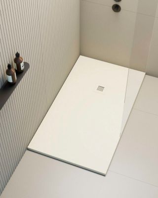 Receveur de douche extraplat blanc ivoire 90x200 cm Hos's - POALGI