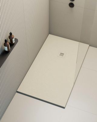 Receveur de douche extraplat blanc perle 70x140 cm Hos's - POALGI