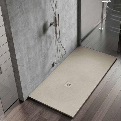 Receveur de douche extraplat blanc perle 70x140 cm Hos's - POALGI