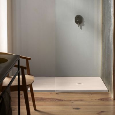 Receveur de douche extraplat blanc perle 80x100 cm Arena - POALGI
