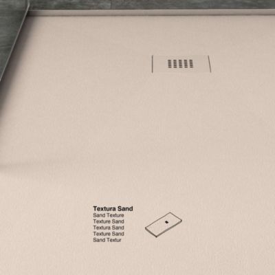 Receveur de douche extraplat blanc perle 80x100 cm Arena - POALGI