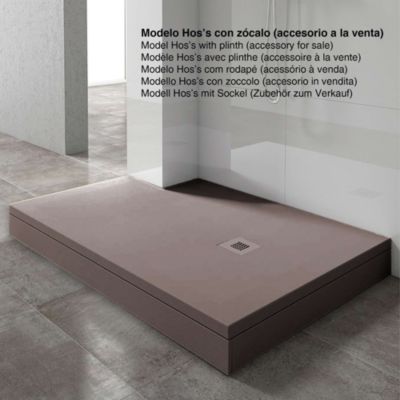 Receveur de douche extraplat gris 70x200 cm Arena - POALGI