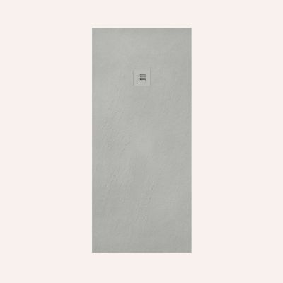 Receveur de douche extraplat gris clair 75x110 cm Hos's - POALGI