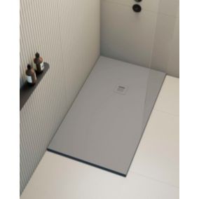 Receveur de douche extraplat gris foncé 100x140 cm Hos's - POALGI