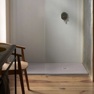 Receveur de douche extraplat gris foncé 70x110 cm Arena - POALGI