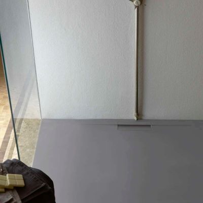 Receveur de douche extraplat gris foncé 90x160 cm Shile - POALGI
