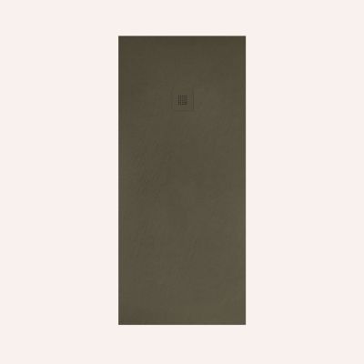 Receveur de douche extraplat marron gris 80x100 cm Hos's - POALGI