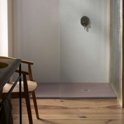 Receveur de douche extraplat marron gris 80x130 cm Arena - POALGI
