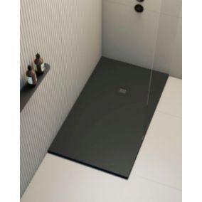 Receveur de douche extraplat noir 100x140 cm Hos's - POALGI