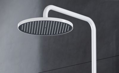 Receveur de douche fonte minérale 90x120x4.5cm, Gris béton, Bac à douche antidérapant, Pente écoulement, Avec Bonde type B