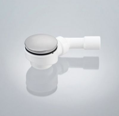 Receveur de douche fonte minérale, Gris béton, 140x80x4.5cm, Bac à douche antidérapant, Pente écoulement, Avec Bonde type B