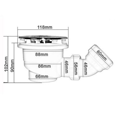 Receveur de douche italienne 150x70cm blanc, extra-plat, Bac à douche avec le kit de plinthe, 10 pieds, bonde de douche et siphon