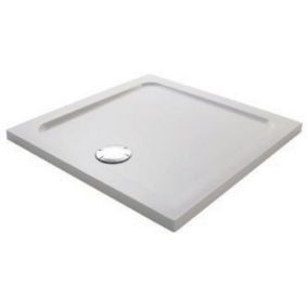 Receveur de douche JACOB DELAFON Flight carré extra plat Douche italienne 100 x 100, blanc