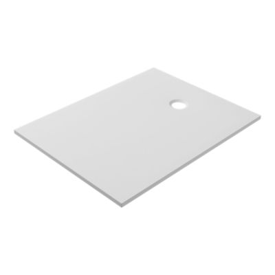 Receveur de douche l.90 x L.120 cm blanc antidérapant, GoodHome Leira