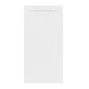 Receveur de douche LUNA 160X80cm blanc mat Recoupable antidérapant