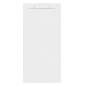 Receveur de douche LUNA 180X80cm blanc mat Recoupable antidérapant