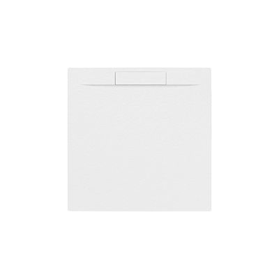 Receveur de douche LUNA 90X90cm blanc mat Recoupable antidérapant