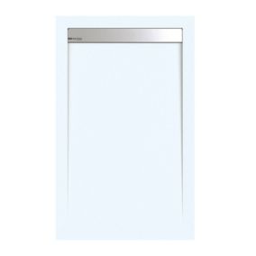 Receveur de douche résine blanc 80x120, Kristal