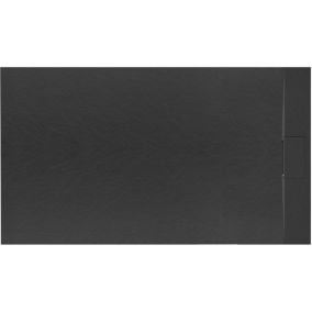 Receveur de douche REA Bazalt Black 80x120