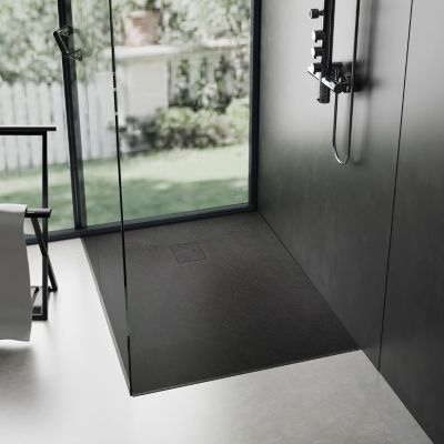Receveur de douche REA Magnum Black 80x120