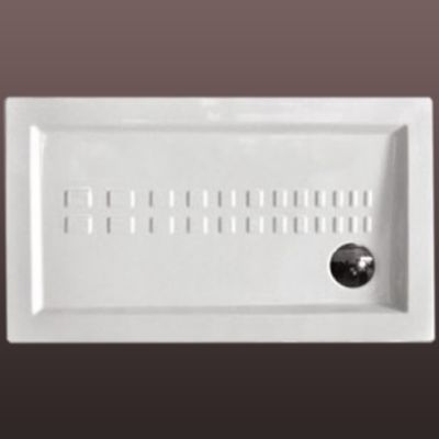 Receveur de douche rectangulaire 70x120cm h 5,5 céramique blanche - ligne