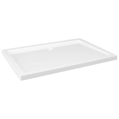 Receveur de douche rectangulaire ABS Blanc 70x100 cm vidaXL