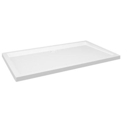 Receveur de douche rectangulaire ABS Blanc 70x120 cm vidaXL