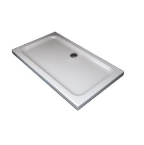 Receveur de douche rectangulaire surbaissé en Abs avec bonde inclus H. 5 cm - 70 x 120