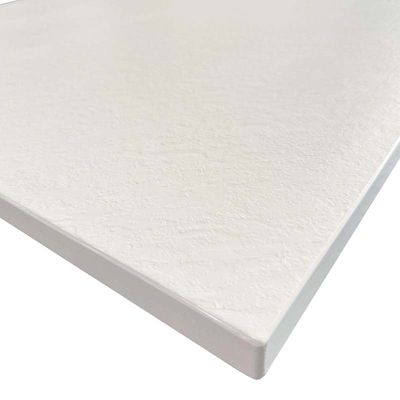 Receveur de douche  SMC en fibre de verre effet pierre avec bonde inclus H. 2,6 cm 70 x 110 Blanche