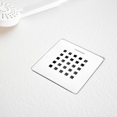 Receveur de douche STRATO extra plat 160 x 100 cm - Blanc - Résistant et Facile à installer - Salle de bain, Douche