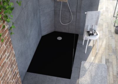 Receveur douche 140x90cm Karbon noir