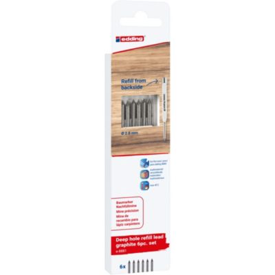 Recharge 6 mines pour portemine Edding 8880