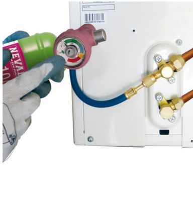 RECHARGE GAZ R410a valve 12  SPECIALE MANOMETRE