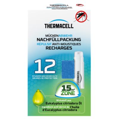 Recharge répulsif anti-moustiques 12h pour diffuseur Thermacell